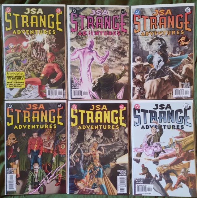 JSA Strange Adventures #1 2 3 4 5 6 complete 2004 DC Comics NM shipping combined