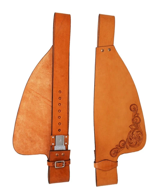 ANTIQUESADDLE Ensemble de paires de garde-boue en cuir de rechange pour...