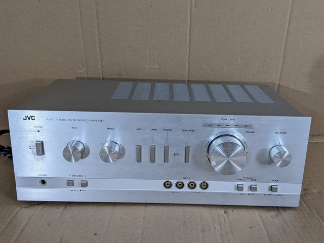 Ampli à Tubes JVC JAS-11G Vintage - Argenté - 10W - Occasion