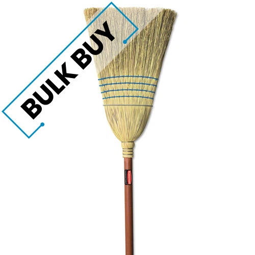 Corn-Fill Broom, Corn Fiber Bristles, 38" Overall Leng | Bulk order of 2 Each