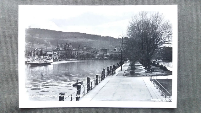 038 AK Bodensee BREGENZ Partie am Seehafen um 1937
