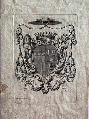 84 x 43 mm Ex-libris Alsace Paul KAUFMANN pour Thila Hummel 