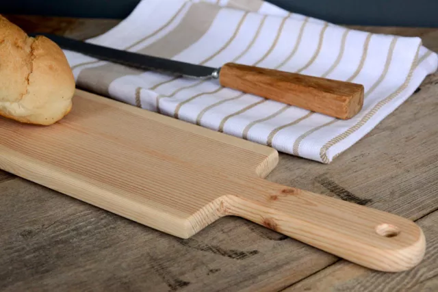 60cm handmade pine baguette French bread board, also great for sliders or tapas 2