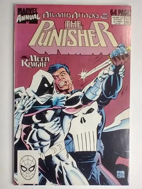 Marvel Comics The Punisher Annual #2 1st vs. Moon Knight; Atlantis Attacks VF