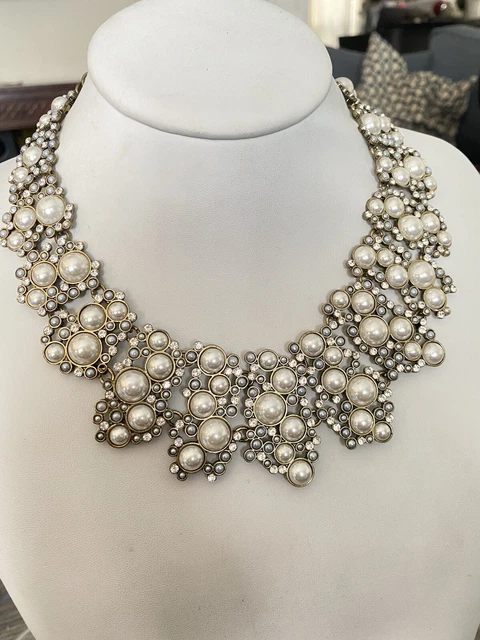 Baublebar Julianna Collar Necklace Faux Pearl