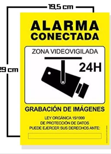 Pegatinas adhesivos de alarma securitas disuasorias zerovision en 28918  Leganés - WENDOO