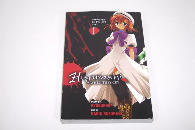 Higurashi When They Cry Abducted By Demons Arc 1 Manga Book First Printing 2008