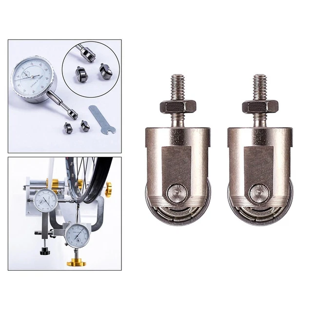 2Pcs Dial Indicator Point Roller Measuring Head Contacting Tip Parts 22.5mm
