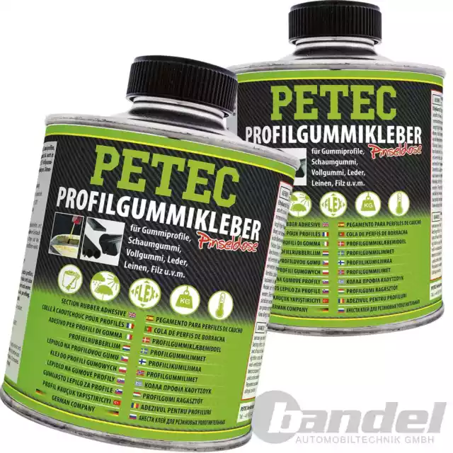 2x 93835 PETEC PROFILGUMMIKLEBER 350ML GUMMIKLEBER KLEBER KLEBSTOFF