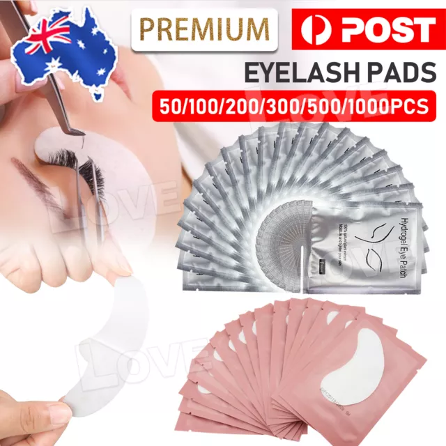 upto 1000x Under Eye Curve Eyelash Pads Gel Patch Lint Free Lash Extension AU