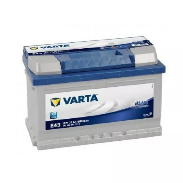 Batterie Varta Blue Dynamic E43 12v 72ah 680A 572 409 068