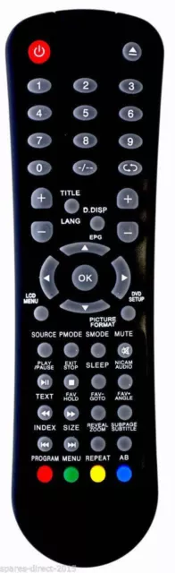 *NEW* Replacement TV Remote Control for Technika LCD32-56L LCD3256L 3