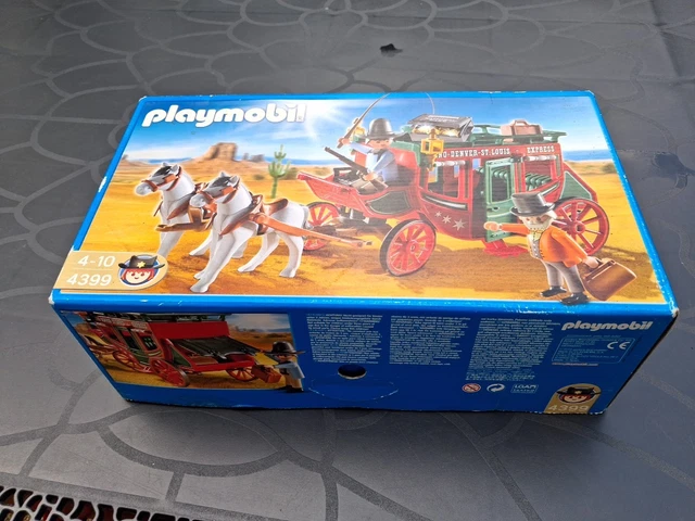 PLAYMOBIL 3803 WESTERN Diligence Express Fouet Winchester 1994 By Pl