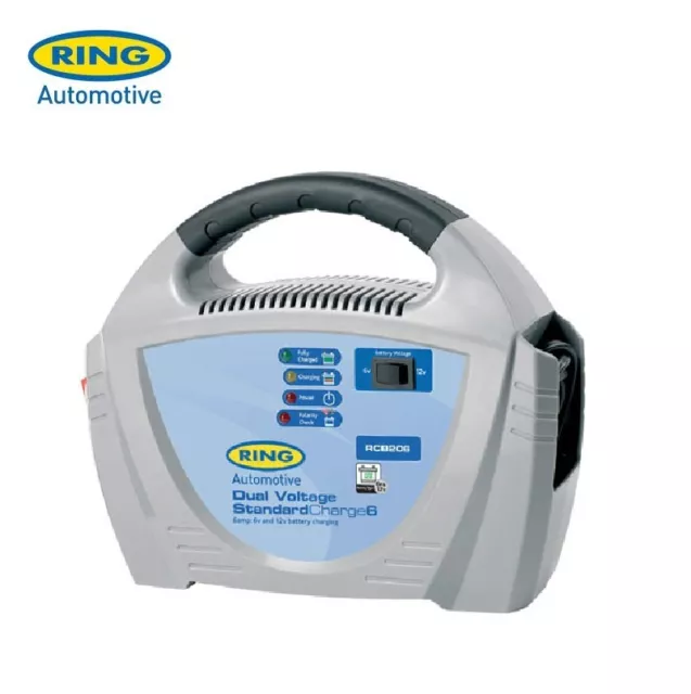 RING 6v & 12v 6am P Entièrement Automatique Batterie Chargeur RCB206