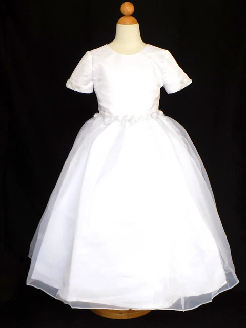 Recital, Baptism, Occasion/Pageant Teen Girls Dress, White Size: 7 (7-8 years)