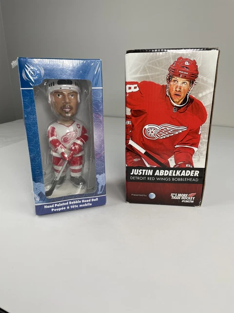NHL Detroit Redwings VTG Steve Yzerman Bobblehead, Justin ABDELKADER Bobblehead