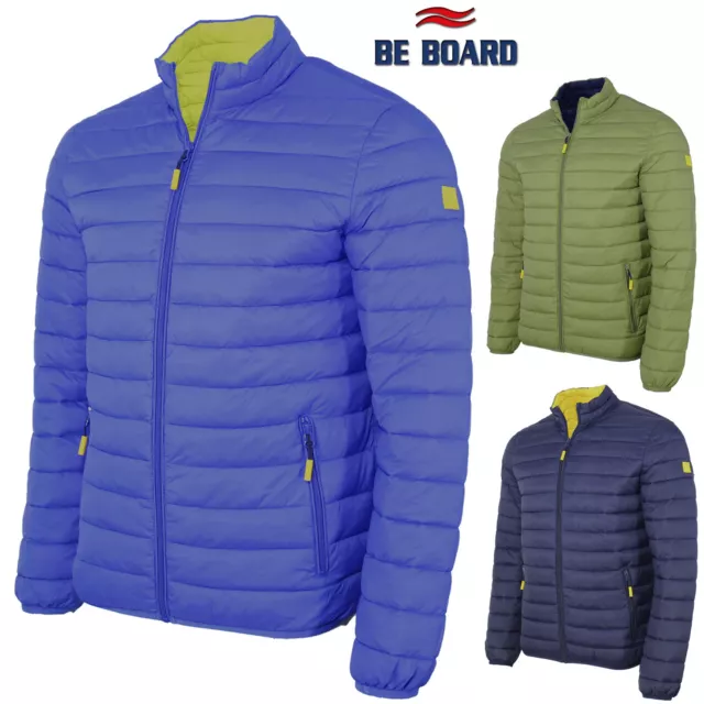 Piumino 100 grammi uomo BE BOARD 3 colori zip e tasche laterali M L XL XXL 3XL