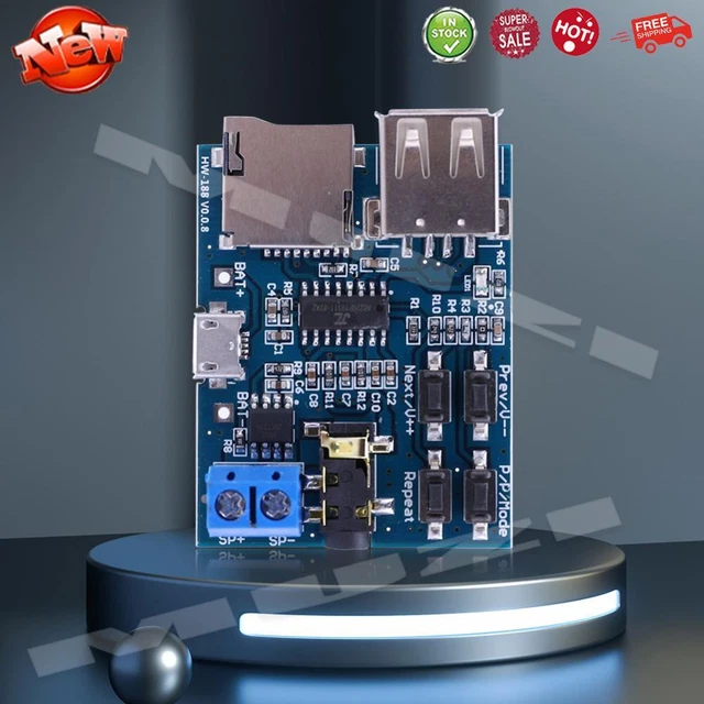 SCHEDA AMPLIFICATORE lettore decodifica scheda TF disco U micro USB 3