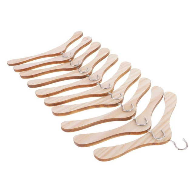 Lot De 10 Cintres En Bois 15cm Pour Poupées BJD - Uncle SD17, SD13 Et Similaires