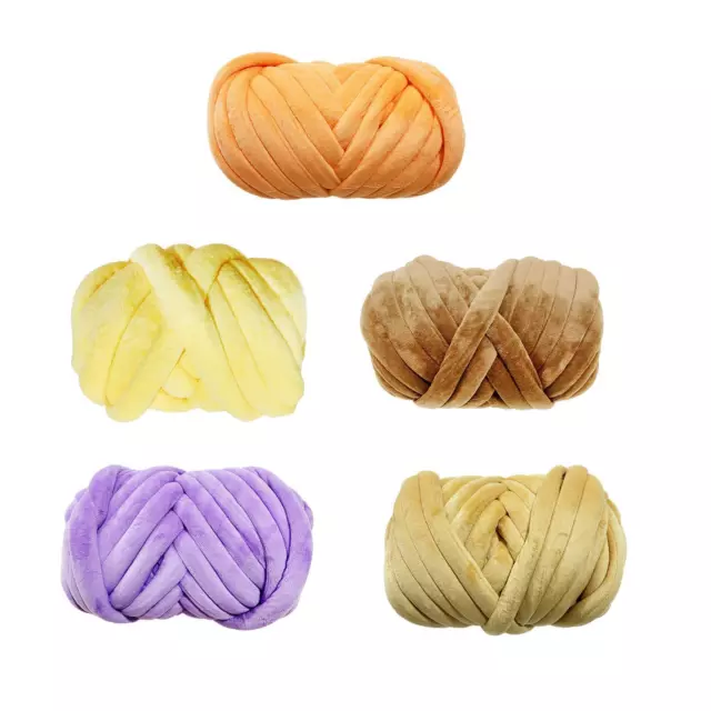 CHUNKY YARN HAND Knitting Crocheting Bulky Yarn for Throw Pillow DIY  Macrame $22.87 - PicClick AU