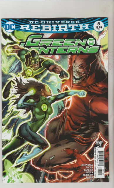 Dc Comics Green Lanterns #5 October 2016 Rebirth 1St Print Nm