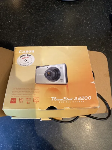 Canon Powershot A2200 Hd 14.1 Megapixel Digital Compact Camera - Fully  Working £45.00 - Picclick Uk