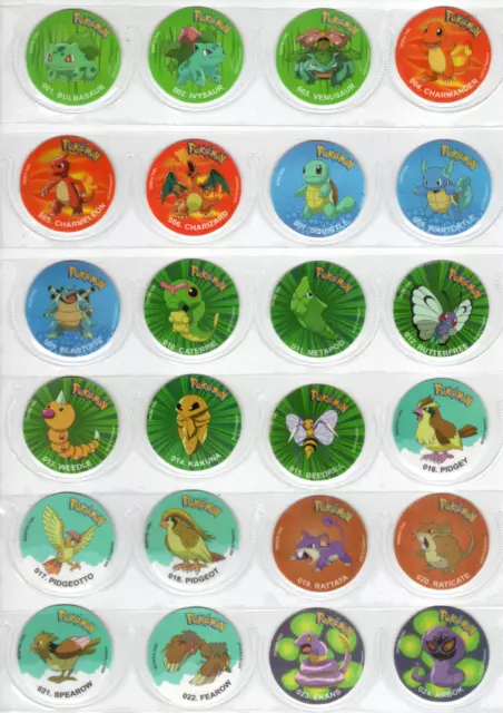 TAZO POKEMON EC1 #070 WEEPINBELL 2023 Kanto PERU South America Pogs Flips  Taps