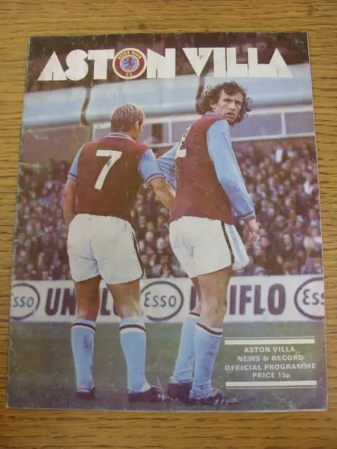 16/02/1977 Football League Cup Semi-Final: Aston Villa v Queens Park Rangers  (F