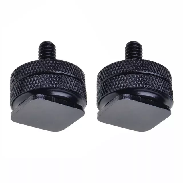 Neewer 2 Pack Durable Pro 1/4" Mount Adapter for Tripod Screw to Flash Hot Shoe