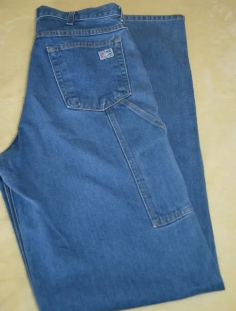 Tyndale Mens Jeans Pants Blue FR Flame Resistant Size 34 Inseam 38" Style F290T