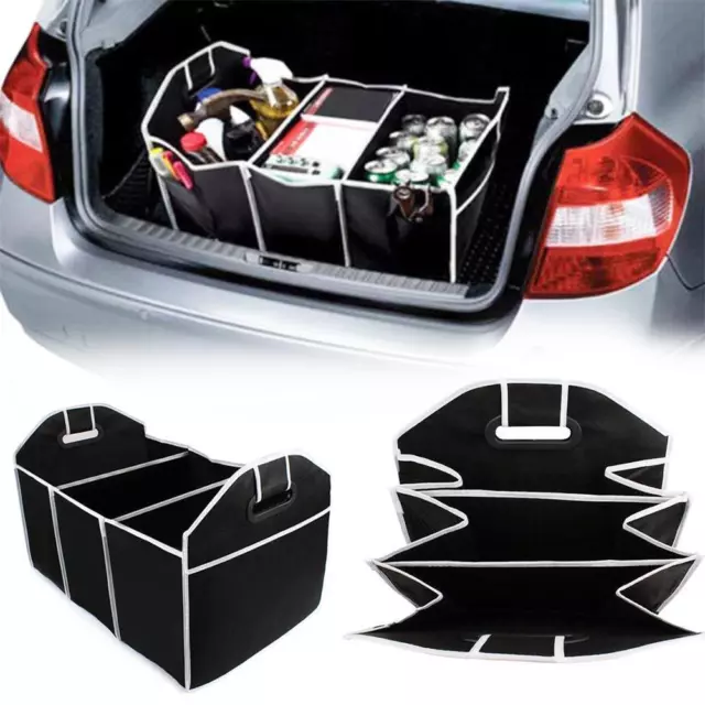 Car Trunk SUV Cargo Organizer Foldable Caddy Storage Bin B Bags A5 M7S6