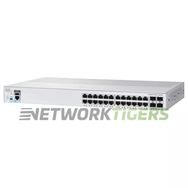 Cisco WS-C2960L-24TS-LL Catalyst 2960L 24x 1GB RJ-45 4x 1GB SFP Switch