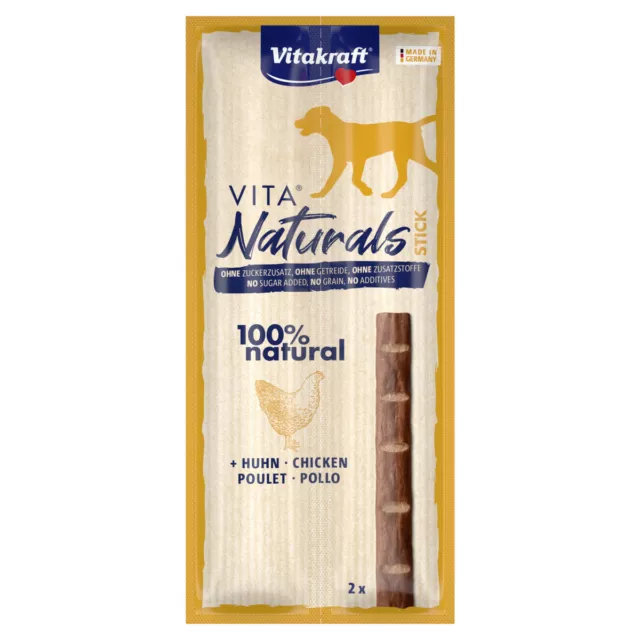 Vitakraft Vita Naturals Pegar Pollo - 2 Pieza, Snack para Perro, Nuevo