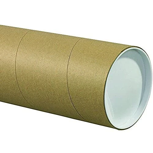 Tape Logic TLP5024KHD Jumbo Mailing Tubes 5" x 24" Kraft Pack of 15