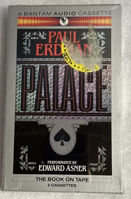 Bantam Paul Erdman "The Palace" Audio Book On Tape 2 Cassettes New Sealed 1988
