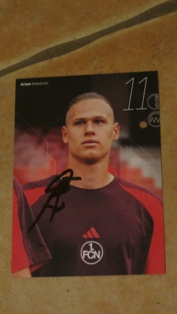 Stepanov Icon ARTEM STEPANOV 1.FC Nürnberg handsignierte Autogrammkarte 25/26 2025/26 ...