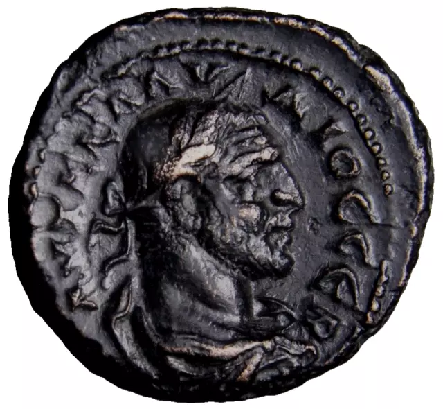 Roman Coin Certified EGYPT Alexandria Claudius Gothicus Eagle WOW Portrait w/COA