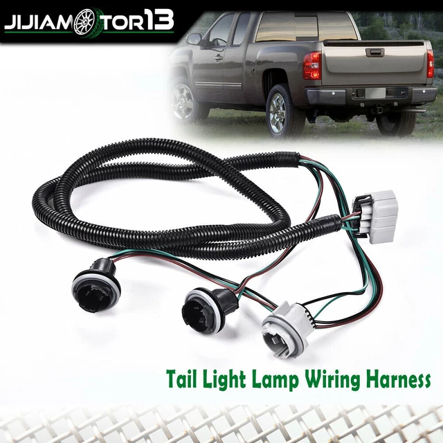 Fit For Chevy Silverado Pickup Truck Tail Light Lamp Wiring Harness Left Side