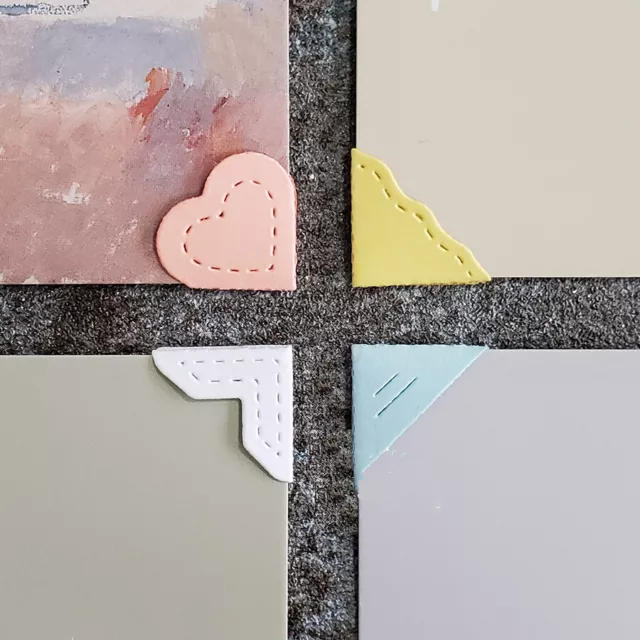 Photo Corner Metal Cutting Dies Scrapbooking Card Mold Craft Embossing Stencils