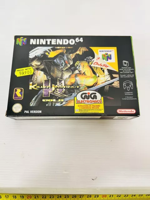 N64 Nintendo Killer Instinct Gold Gig Pal Version New