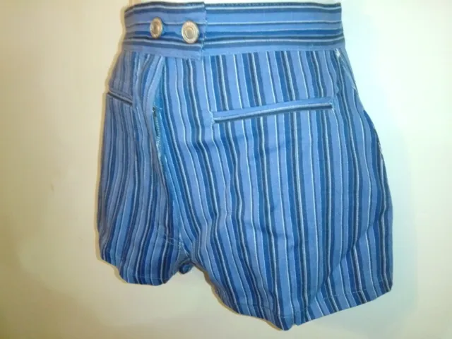 Pantaloncini blu a righe 915 ragazza taglia 152 cm