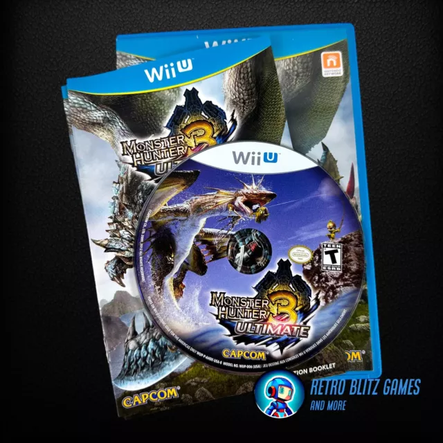 Monster Hunter 3 Ultimate (Nintendo Wii U, 2013) CIB CAN