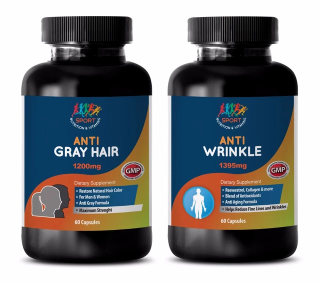 ANTIOXIDANT HEALTH FORCE GRAY HAIR ANTI WRINKLE COMBO 2B aloe