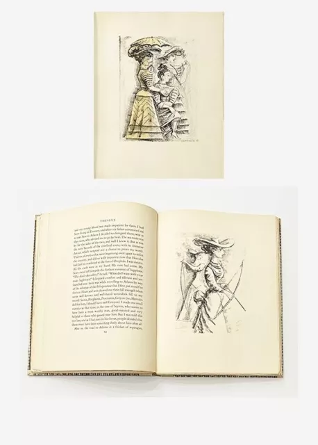 Massimo Campigli - André Gide - Theseus - 12 Lithographies Originales