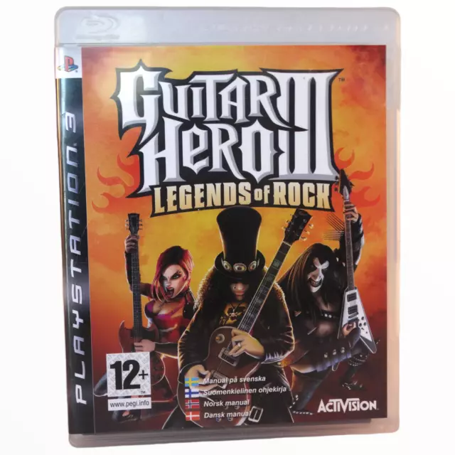 Guitar Hero 3 Legends of Rock Sony Playstation 3 Ps3 Videospiel Videospiele Game