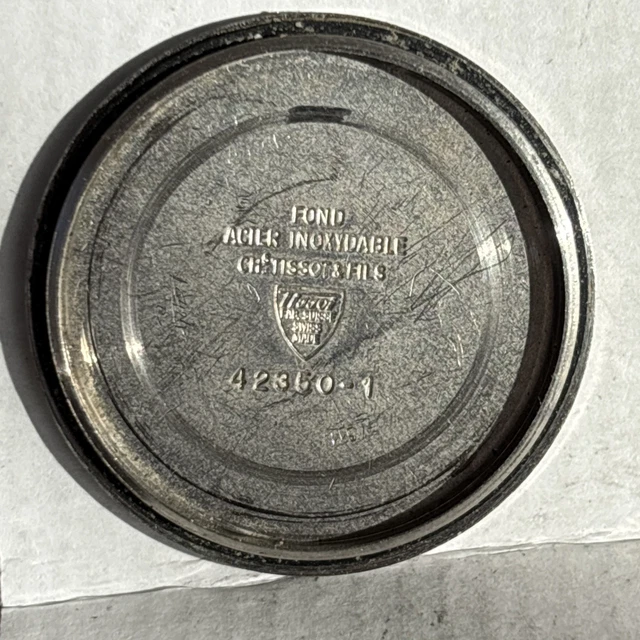 ANCIEN FOND DE BOITIER A EMBOITER HORLOGER POUR MONTRE