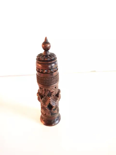 Etui de rangement en cuir pour crochet et aiguilles interchangeables Muud Billie - Whisky