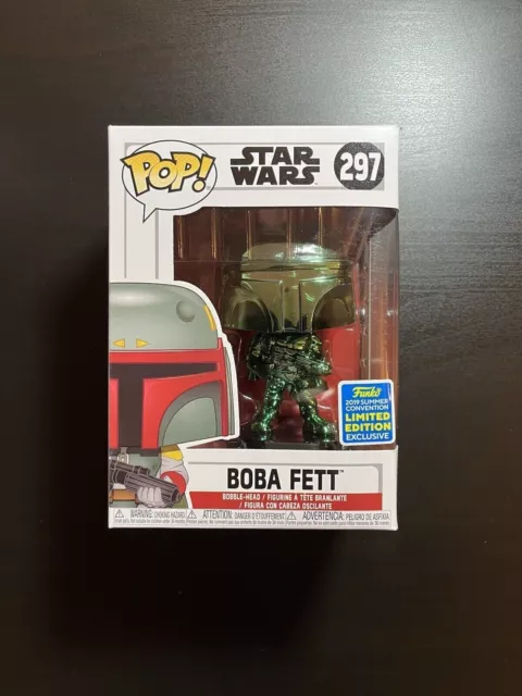 Funko POP Boba Fett #297 Star Wars 2019 Summer Conv. Limited Vinyl Action Figure