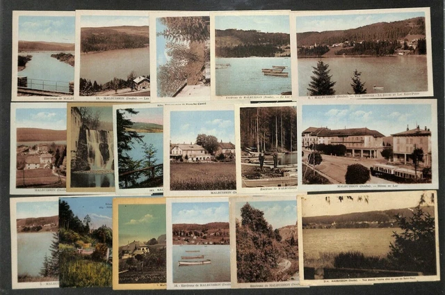 25 - Lot 17 CPA de MALBUISSON et Environs - voir scans et descriptions