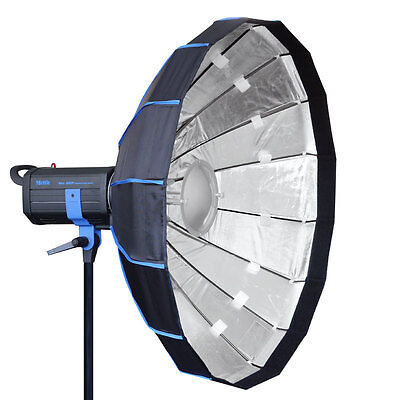 Life of PHOTO mobili Beauty-Dish 16 pezzi pieghevole argento ø120 cm F Bowens Mettle 